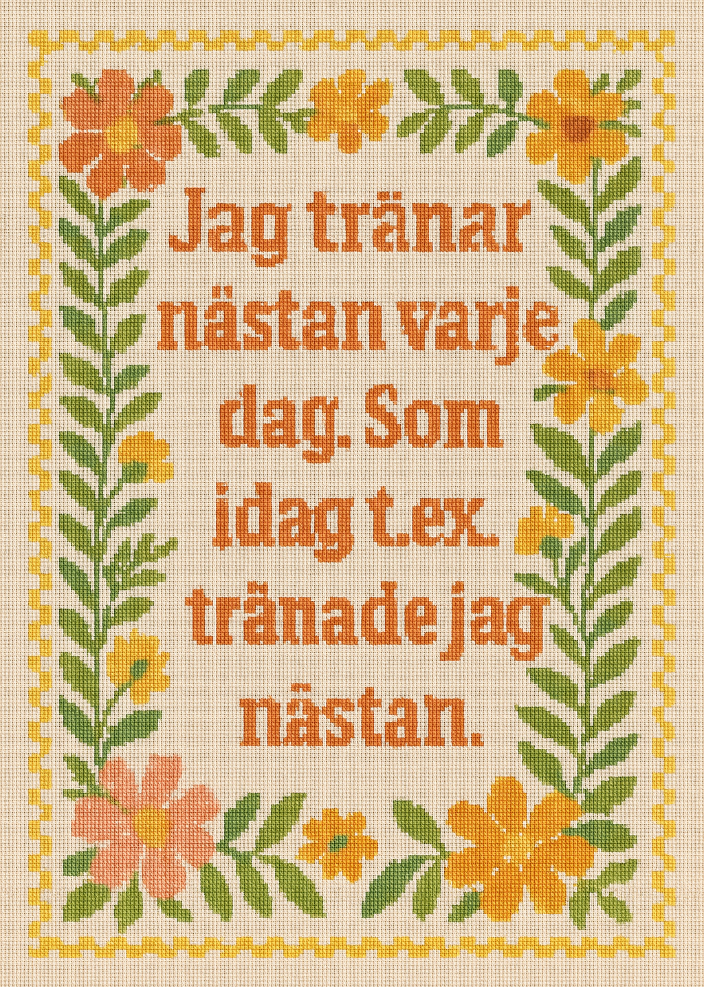 Tränade nästan...