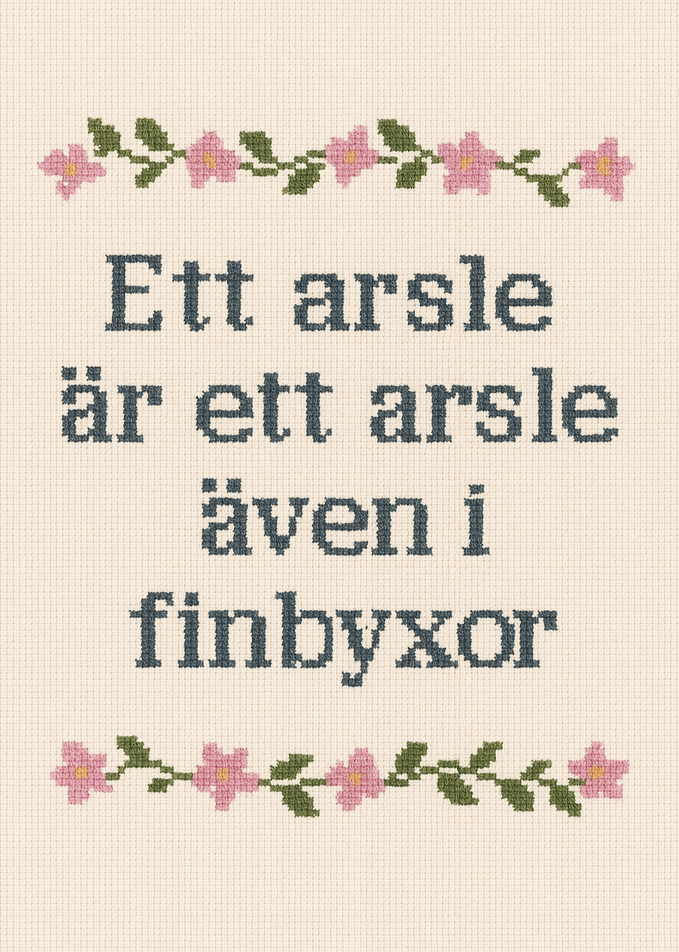 Ett arsle i finbyxor...