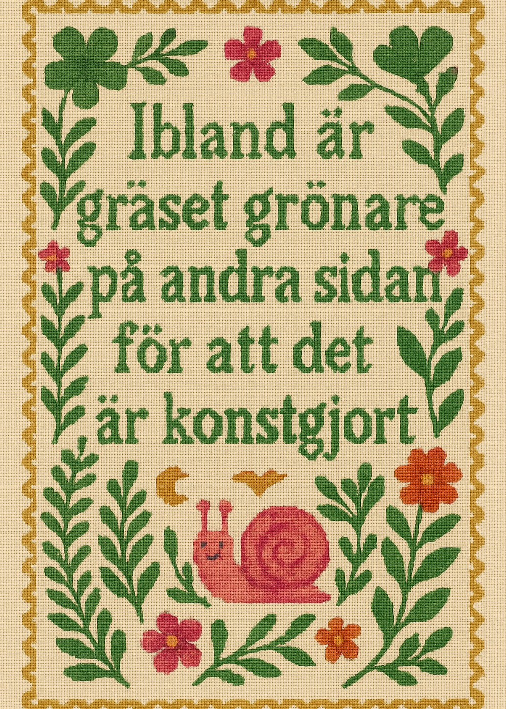 Grönare gräs...