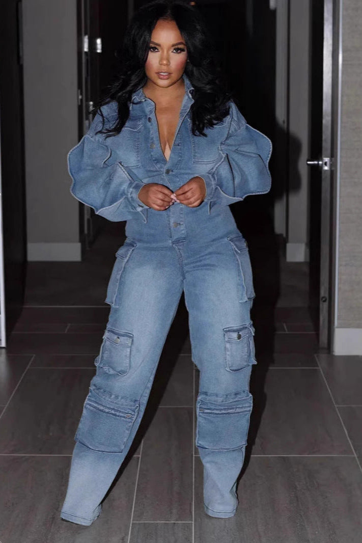 Jeansoverall