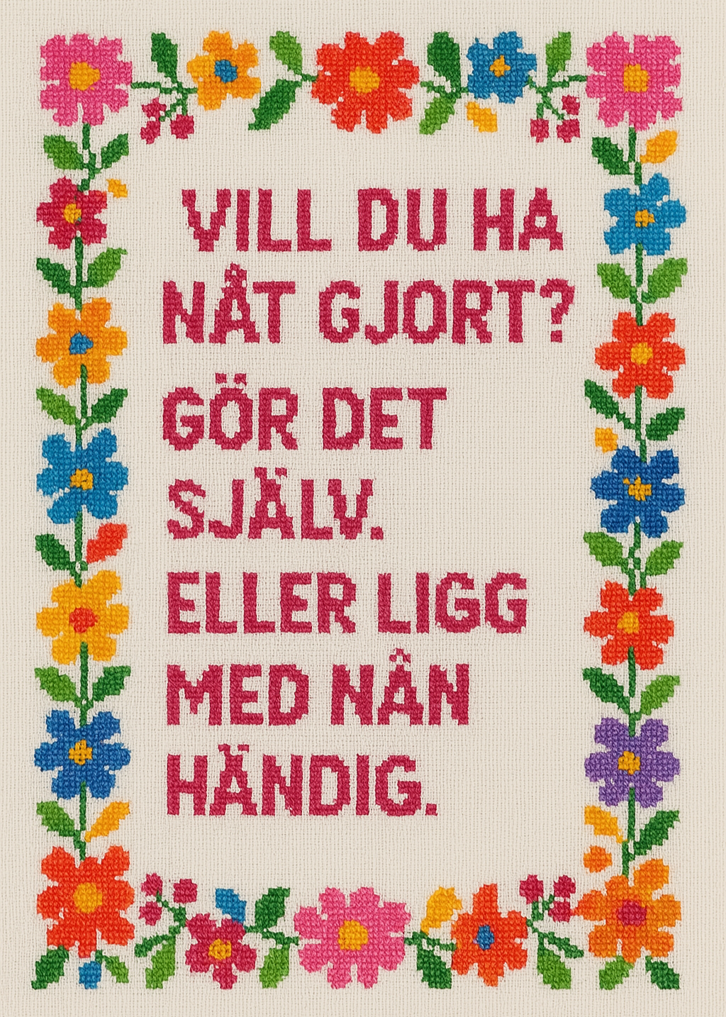 Ligg med nån händig...