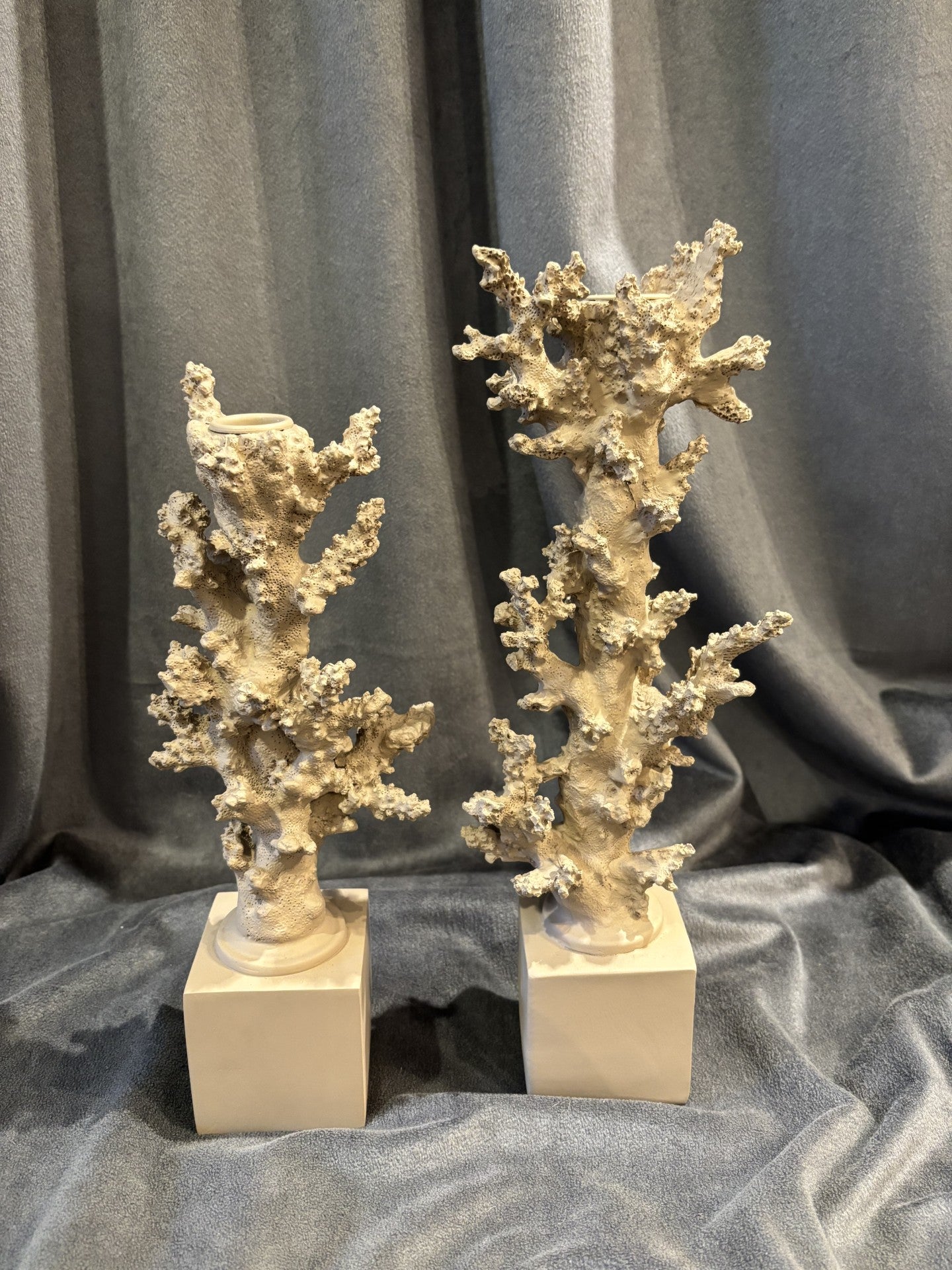 Ljusstake korall - beige