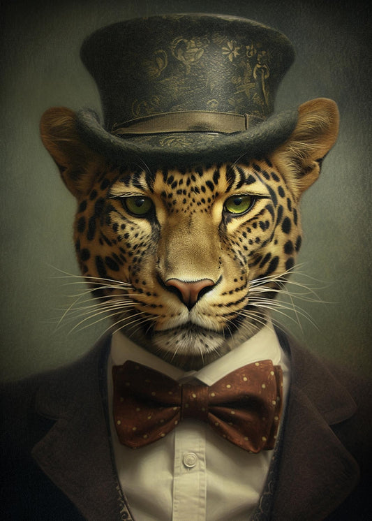 Prickig perfektion – Leoparden med blick för stil