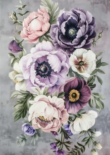Pastellblommor i Lila & Rosa