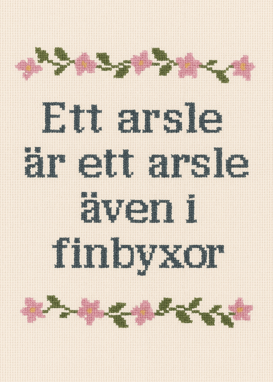 Ett arsle i finbyxor...