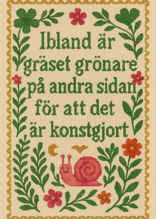 Grönare gräs...