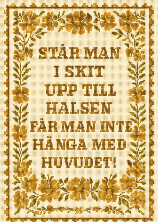Står man i skit...