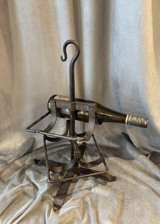 Ruffigt vintage vinställ i metal
