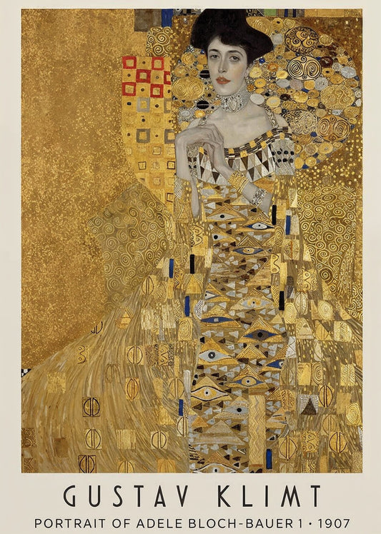 Gustav Klimt – Portrait of Adele Bloch-Bauer I (1907)
