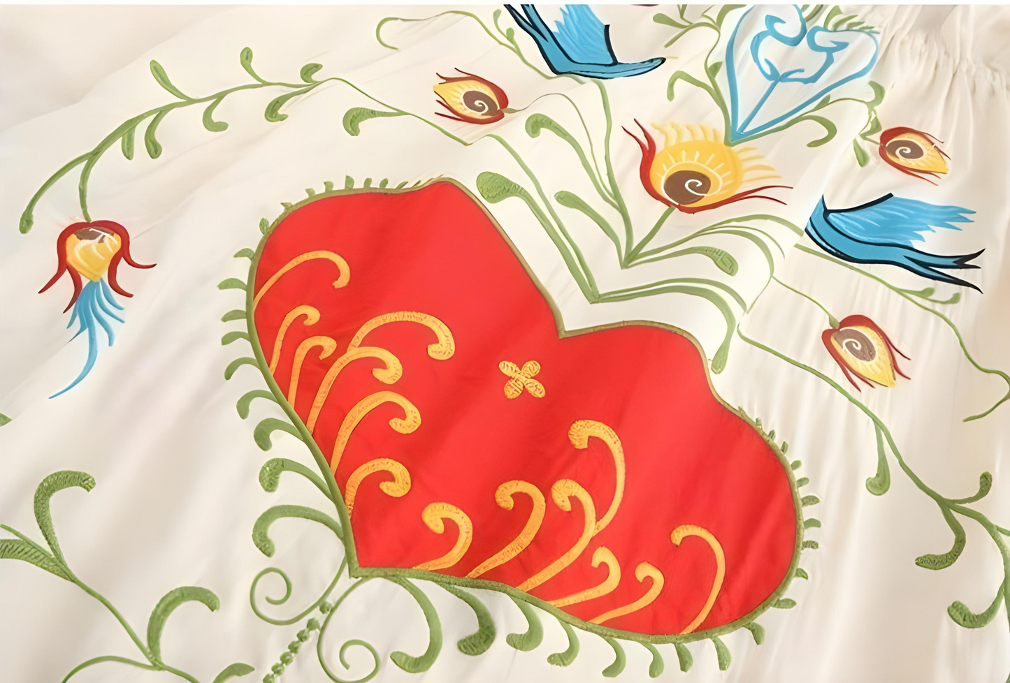 Broderad Boho klänning