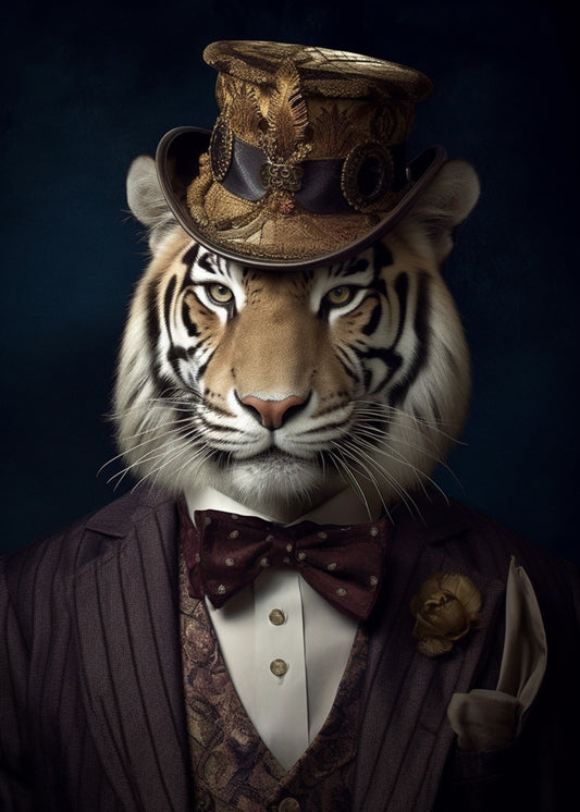 The Golden Grrrntleman" – En tiger med stil och status